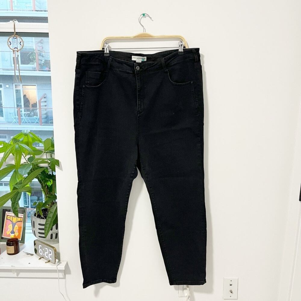 Anthropologie Pilcro and the Letterpress Black Skinny Jeans Size 26W